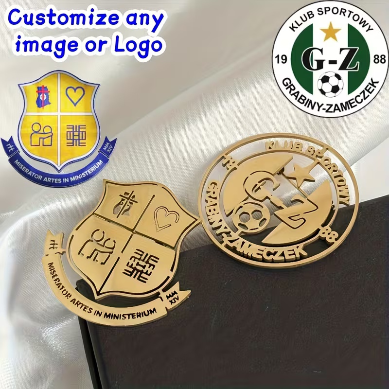 Men Accessories Logo - Broche personnalisée avec logo, créative et