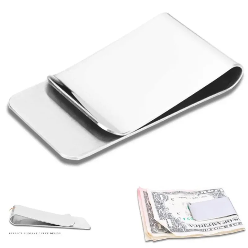 Money Clip Slim - Pince à billets en acier inoxydable