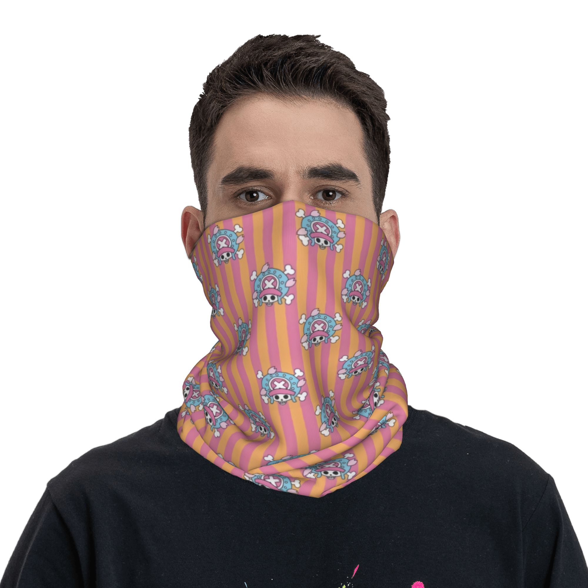 Men Accessories For Neck - Cache-cou Bandana Manga One Piece Anime,
