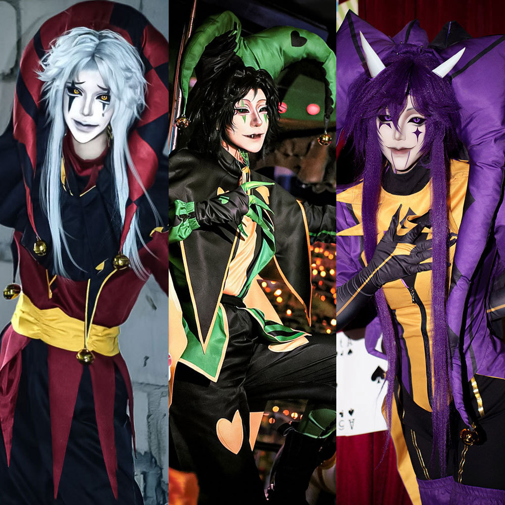 Men'S Accessories For Christmas - Costume de cosplay de harlequin Pierrot
