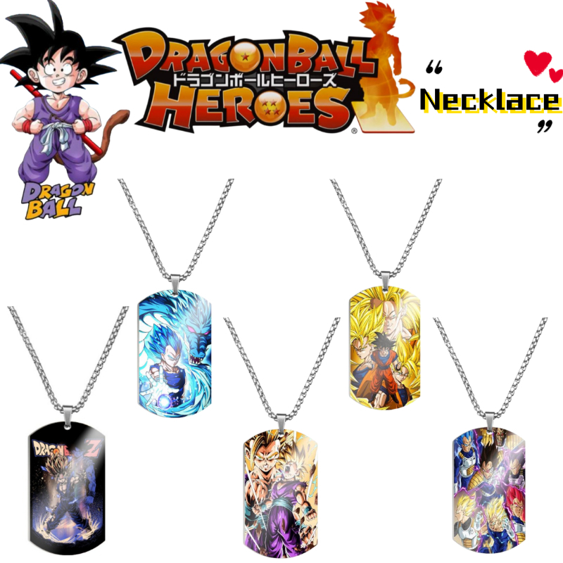 Men Accessories Necklace - Collier en métal tendance Dragon Ball