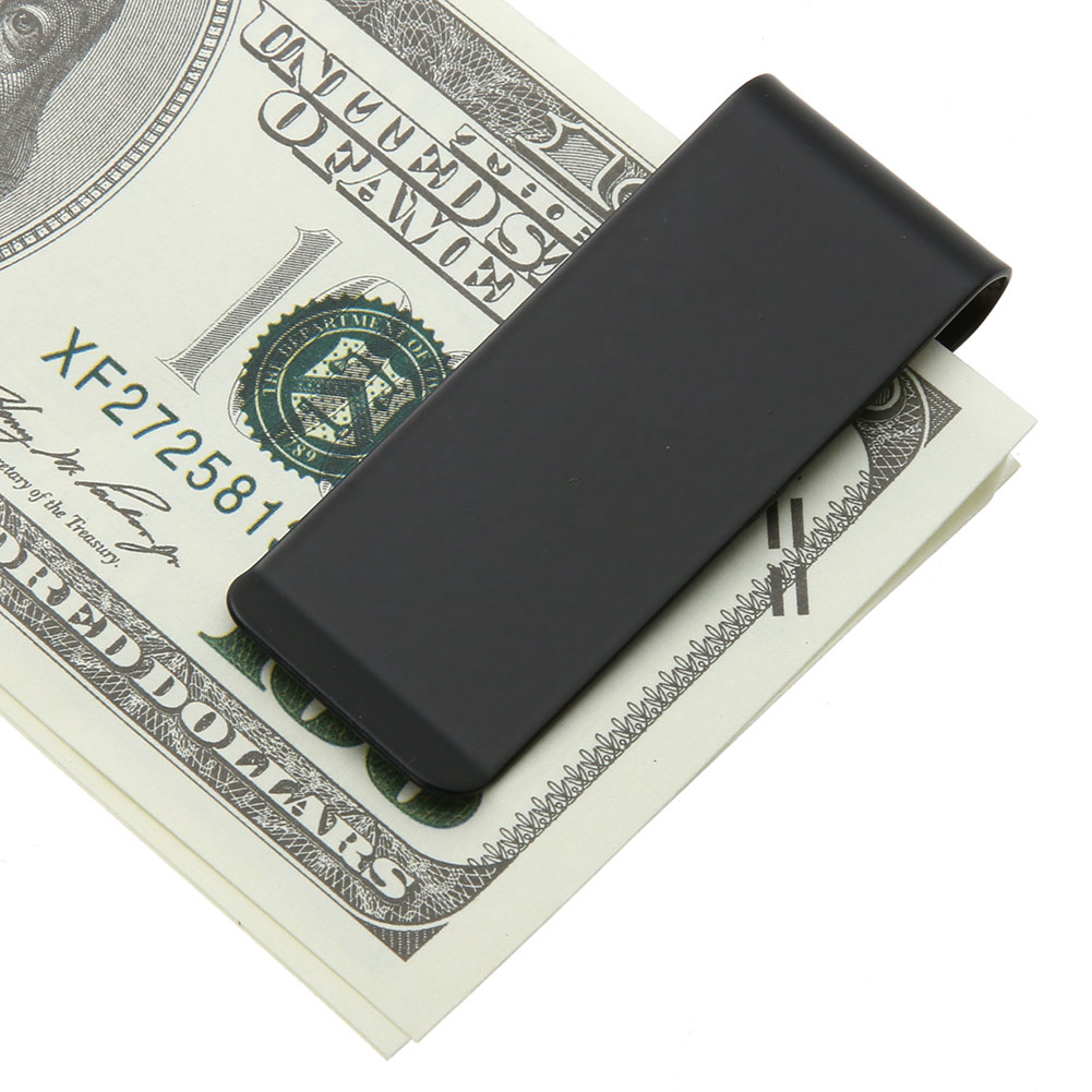 Money Clip Slim - Pince à billets en acier inoxydable,