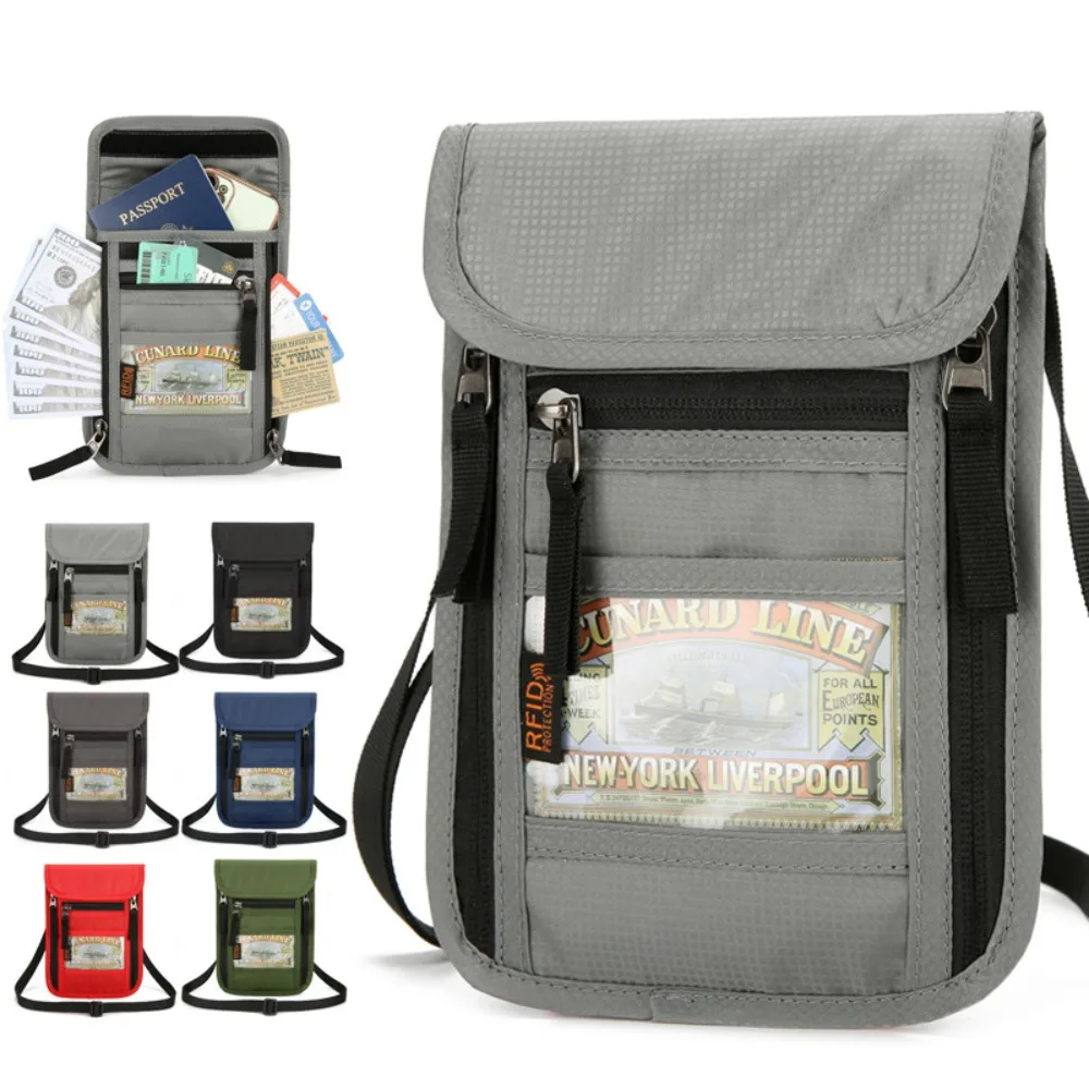 Men Accessories For Neck - Portefeuille de voyage anti-RFID pour le