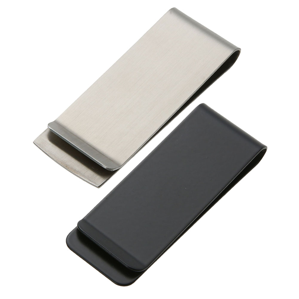 Money Clip Slim - Pince à billets en acier inoxydable,