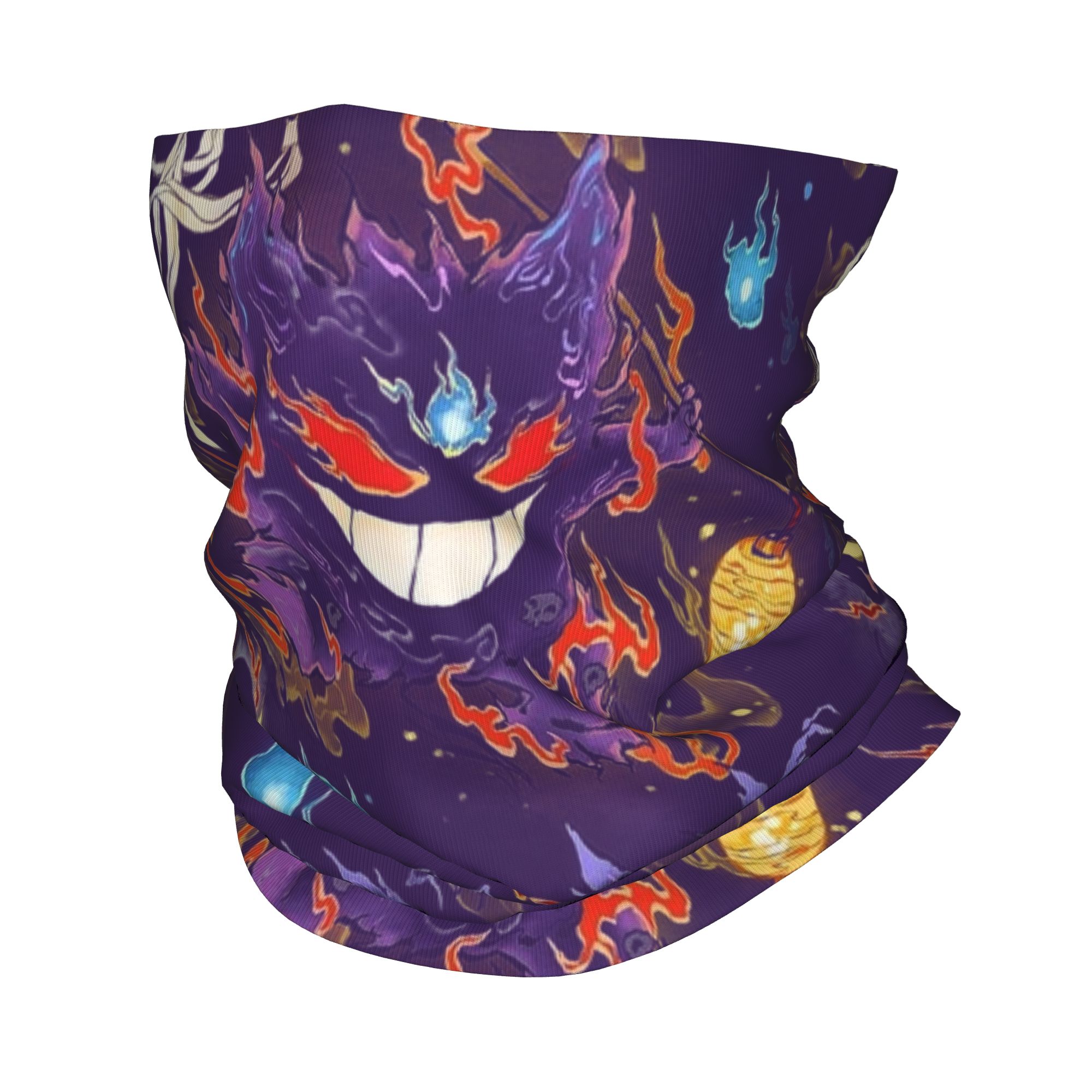 Men Accessories For Neck - Cache-cou bandana personnalisé Pokémon Gengar pour