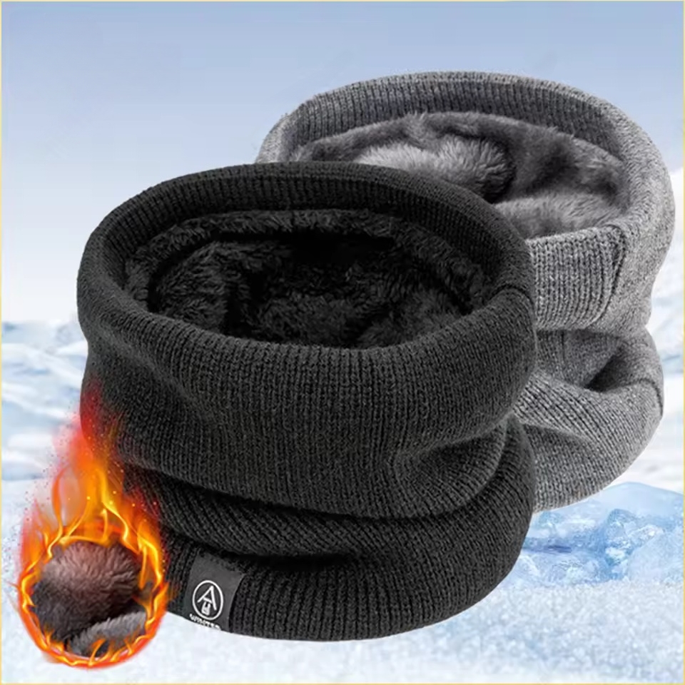 Men'S Accessories For Christmas - Cache-cou d'hiver, écharpe doublée en polaire,
