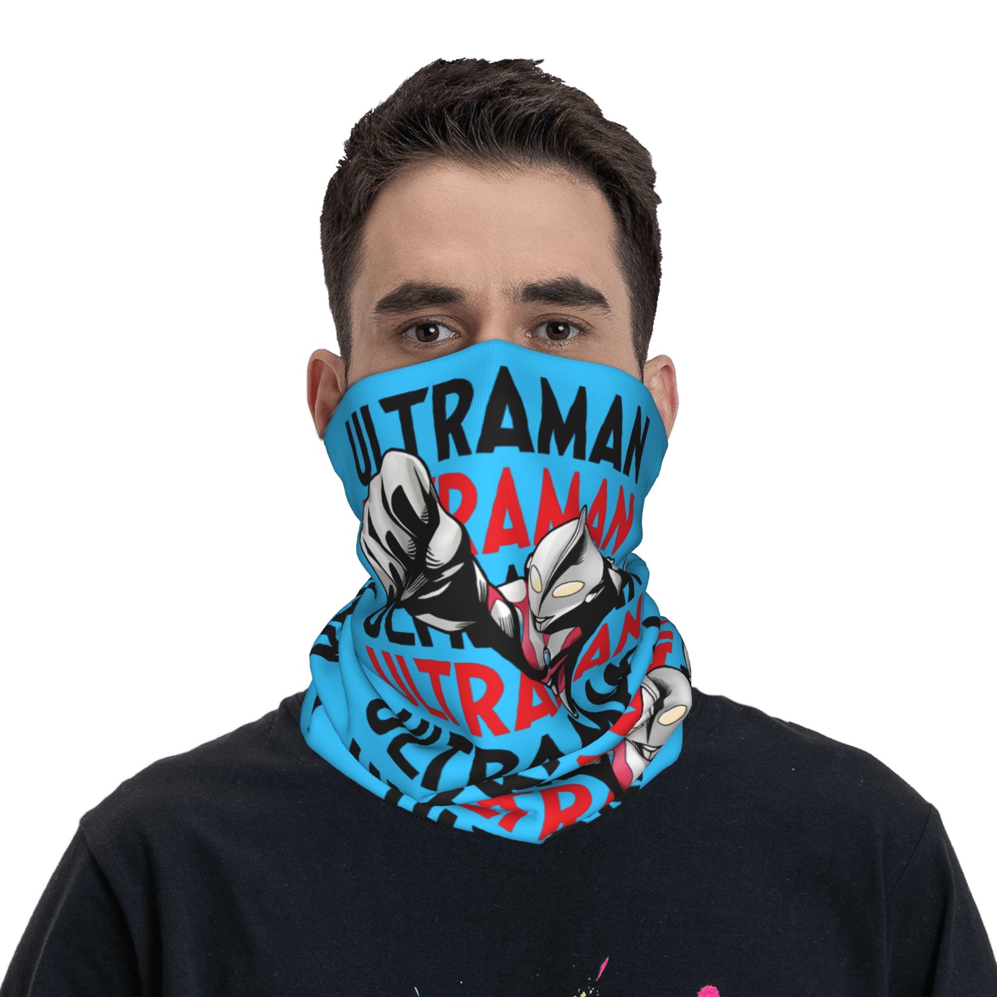 Men Accessories For Neck - Cache-cou Bandana Ultraman de dessin animé,