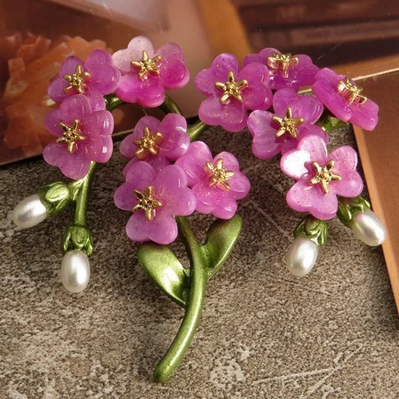 Men Accessories Bouquet - Broche de bouquet de perles vintage