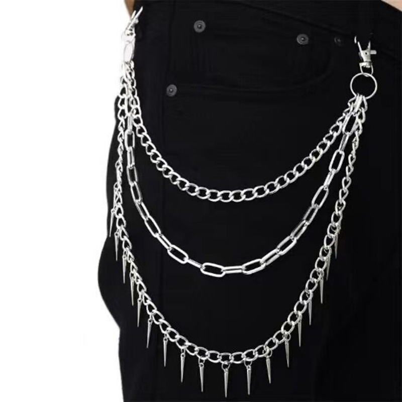Men Accessories Aesthetic - Chaîne Punk sur les pantalons en