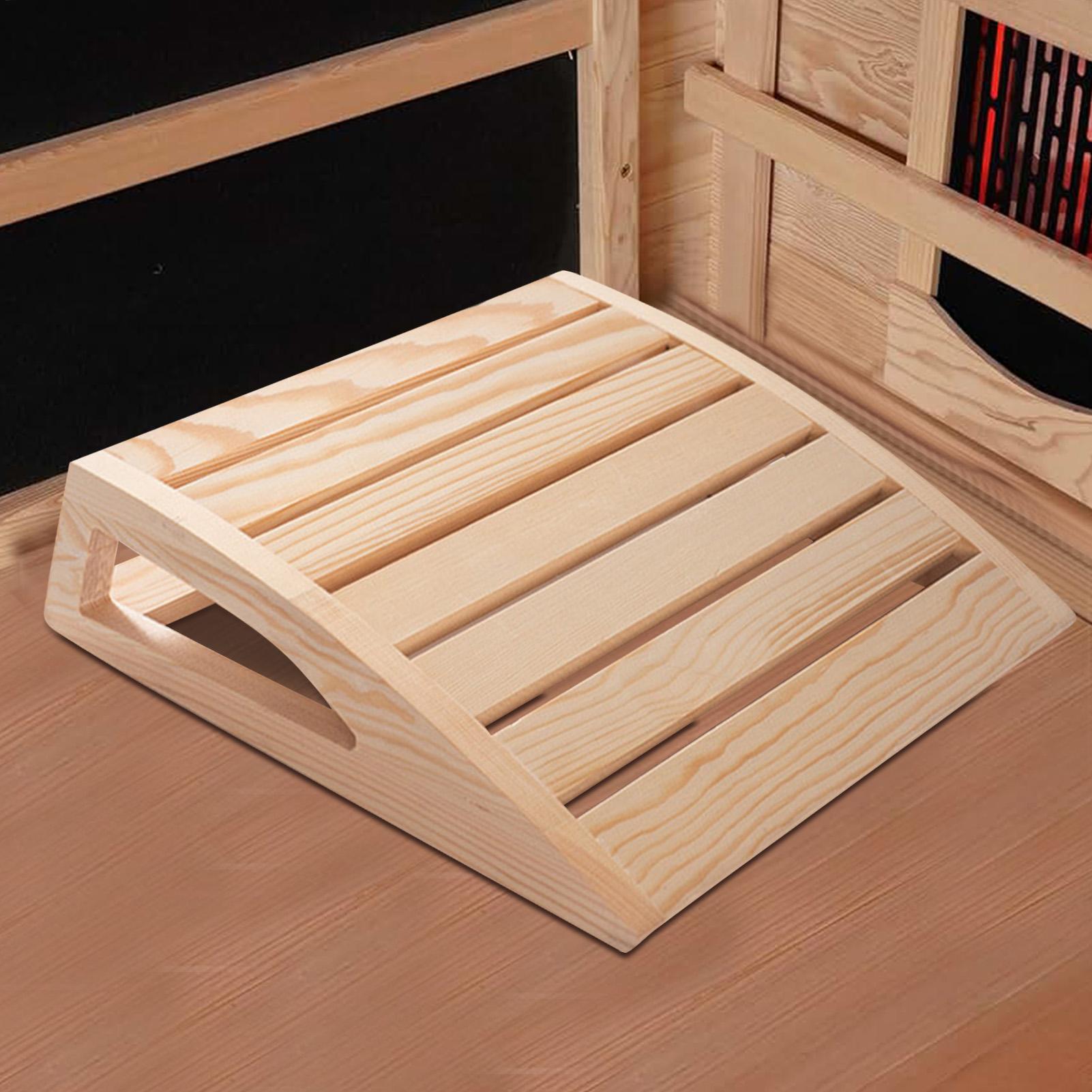 Men Accessories For Neck - Appui-tête de sauna en bois fait