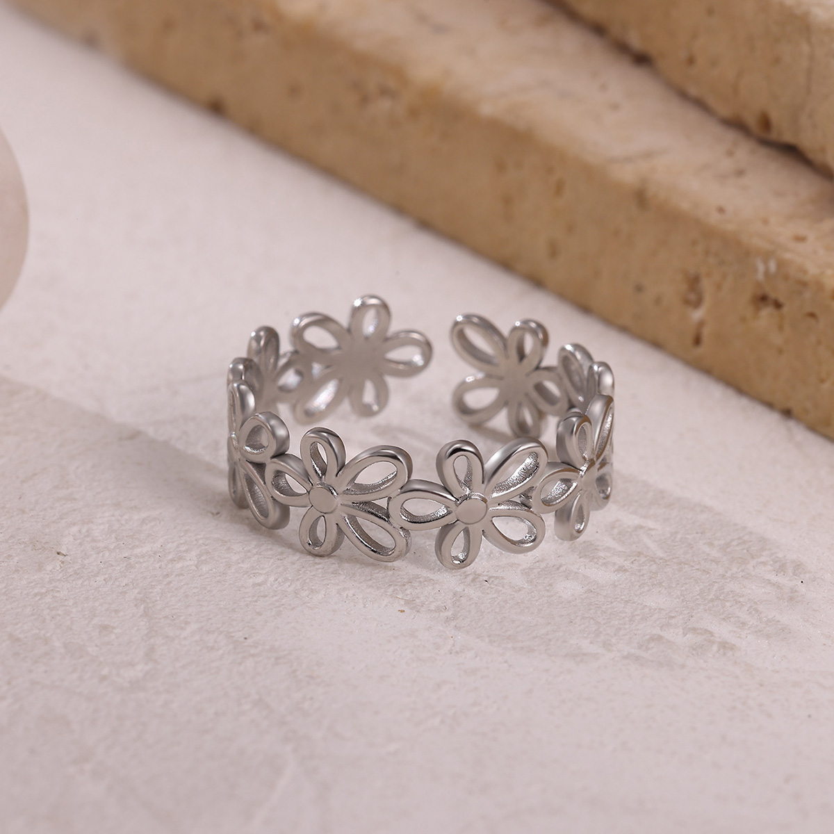 Ensemble de bijoux à fleurs cr - Men Accessories Aesthetic avis et prix
