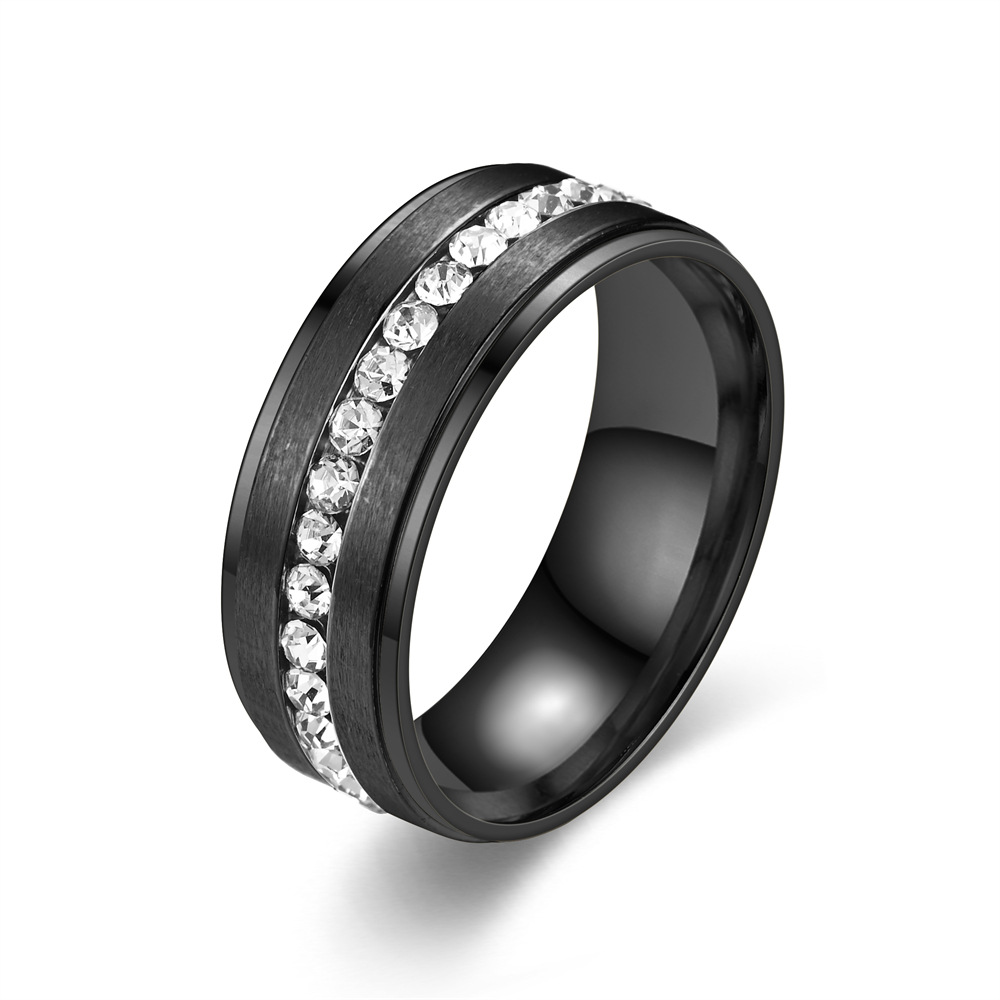 Bagues en diamant en acier ino - Men Accessories Ideas avis et prix