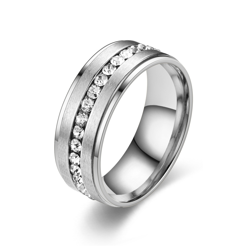 Bagues en diamant en acier ino - Men Accessories Ideas avis et prix