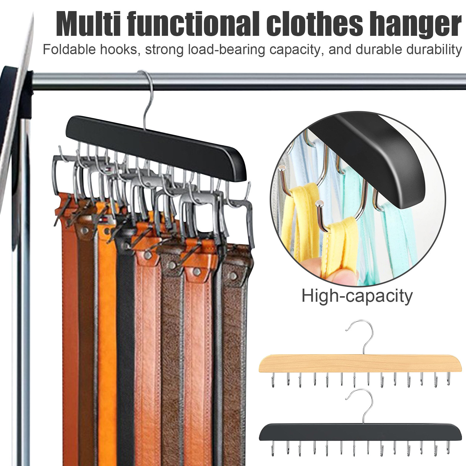 Ceinture en bois T1 cintres de - Men'S Accessories Organizer For Wardrobe avis et prix