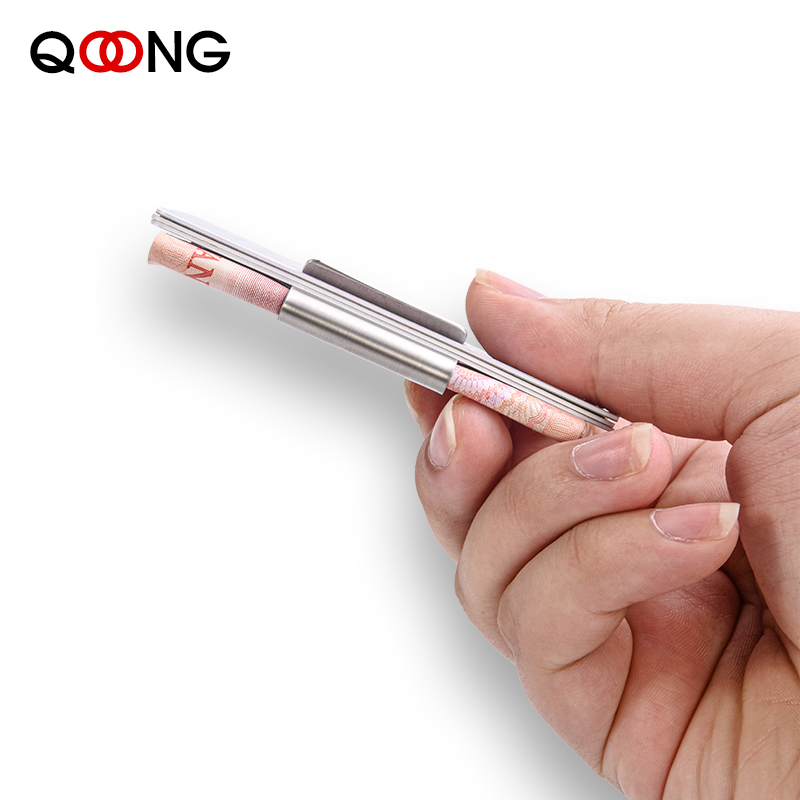 QOONG acier inoxydable mince D - Money Clip Slim avis et prix