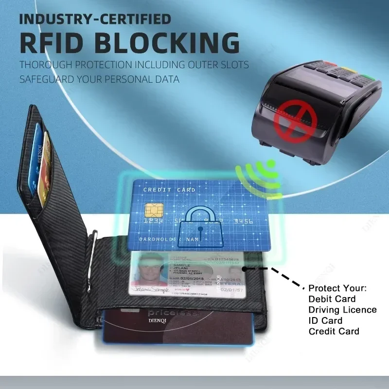 Porte-cartes RFID pour homme,  - Money Clip Slim avis et prix