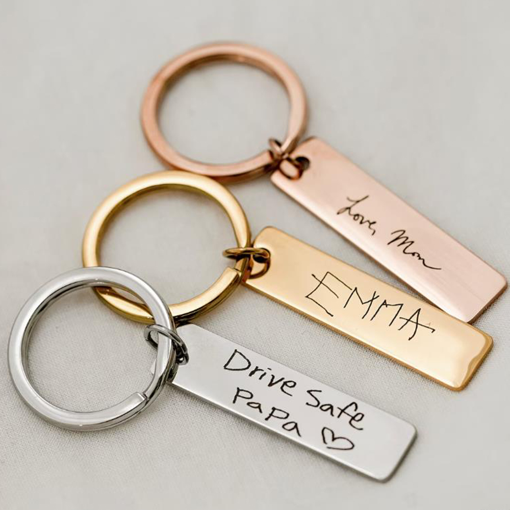 Porte-clés manuscrit réel, por - Men Accessories Ideas avis et prix