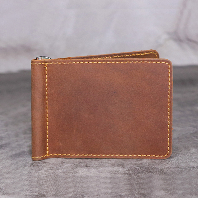 Portefeuille en cuir véritable - Money Clip Slim avis et prix