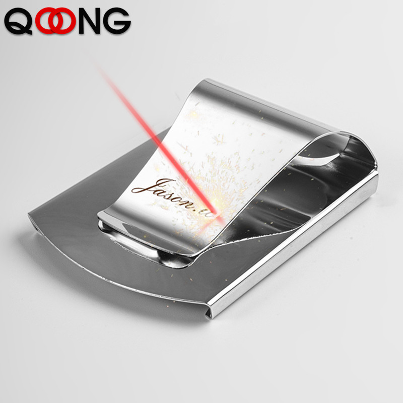 QOONG lettrage personnalisé en - Money Clip Slim avis et prix