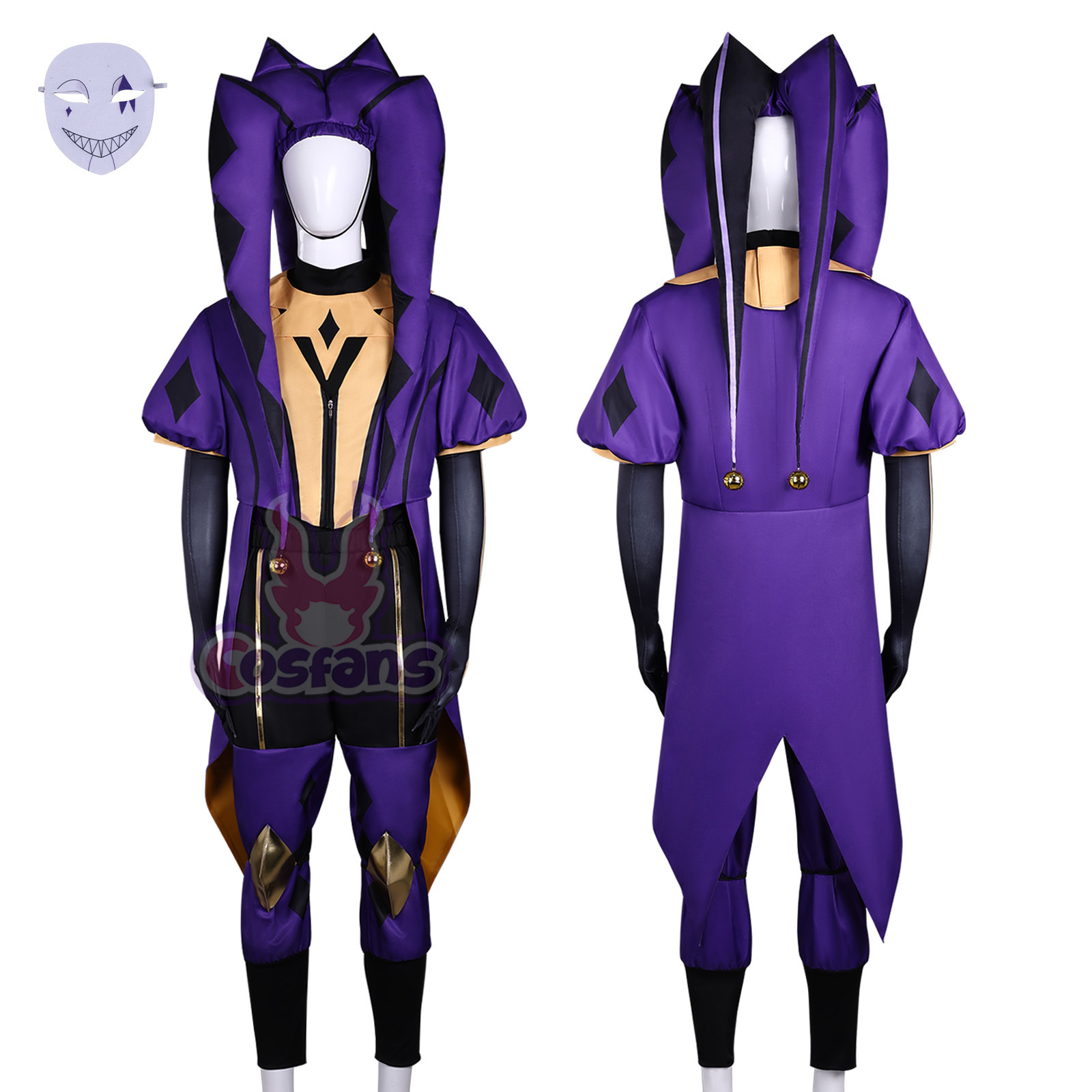 Costume de cosplay de harlequi - Men'S Accessories For Christmas avis et prix