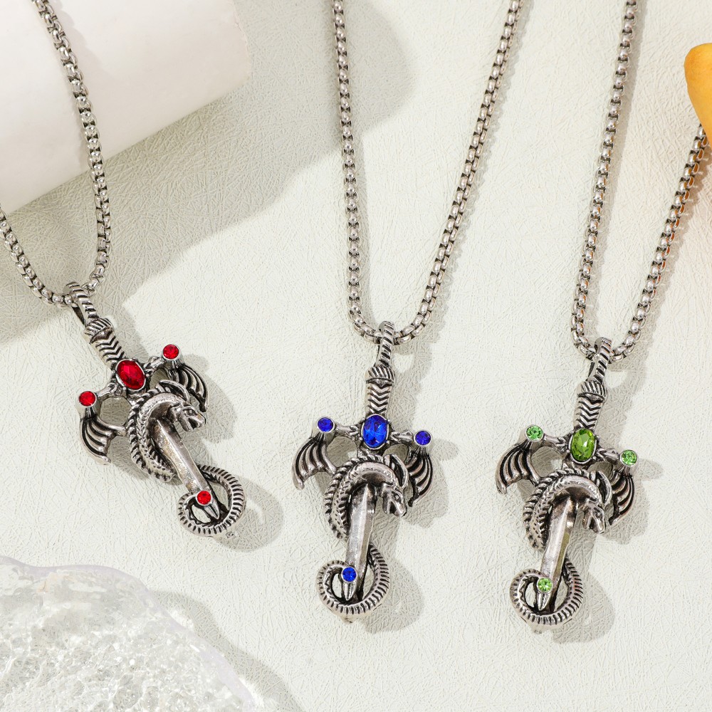 Collier rétro en alliage d'épé - Men Accessories Necklace avis et prix