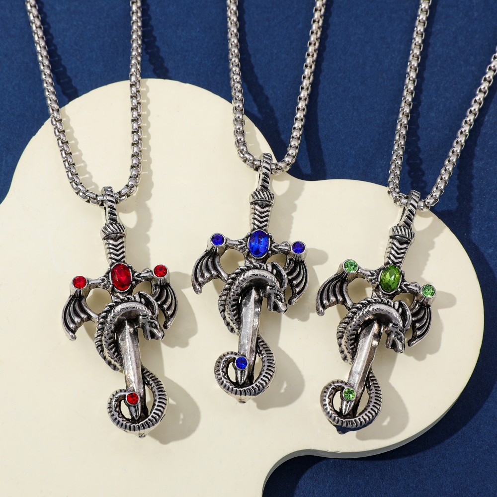 Collier rétro en alliage d'épé - Men Accessories Necklace avis et prix