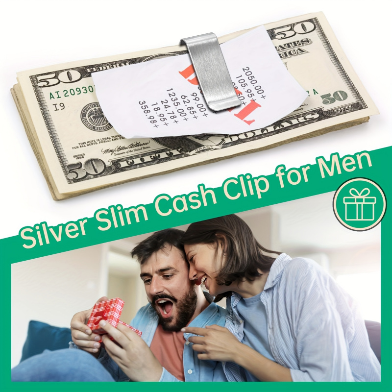 Portefeuille fin en acier inox - Money Clip Slim avis et prix