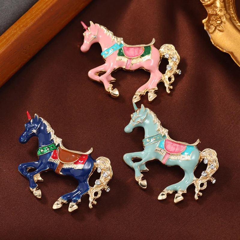 Broches cheval en émail Vintag - Men Accessories Bouquet avis et prix