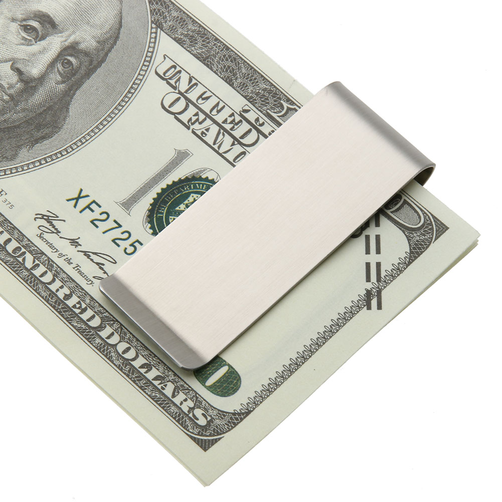 Pince à billets en acier inoxy - Money Clip Slim avis et prix