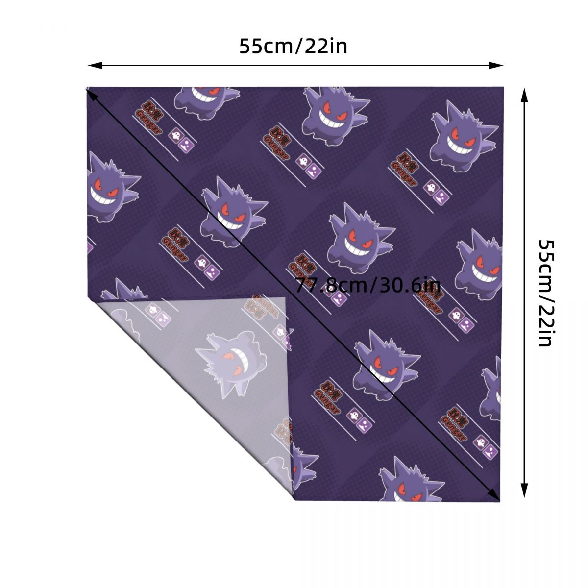 Bandana Pokémon Gengar 55CM –  - Men Accessories For Neck avis et prix
