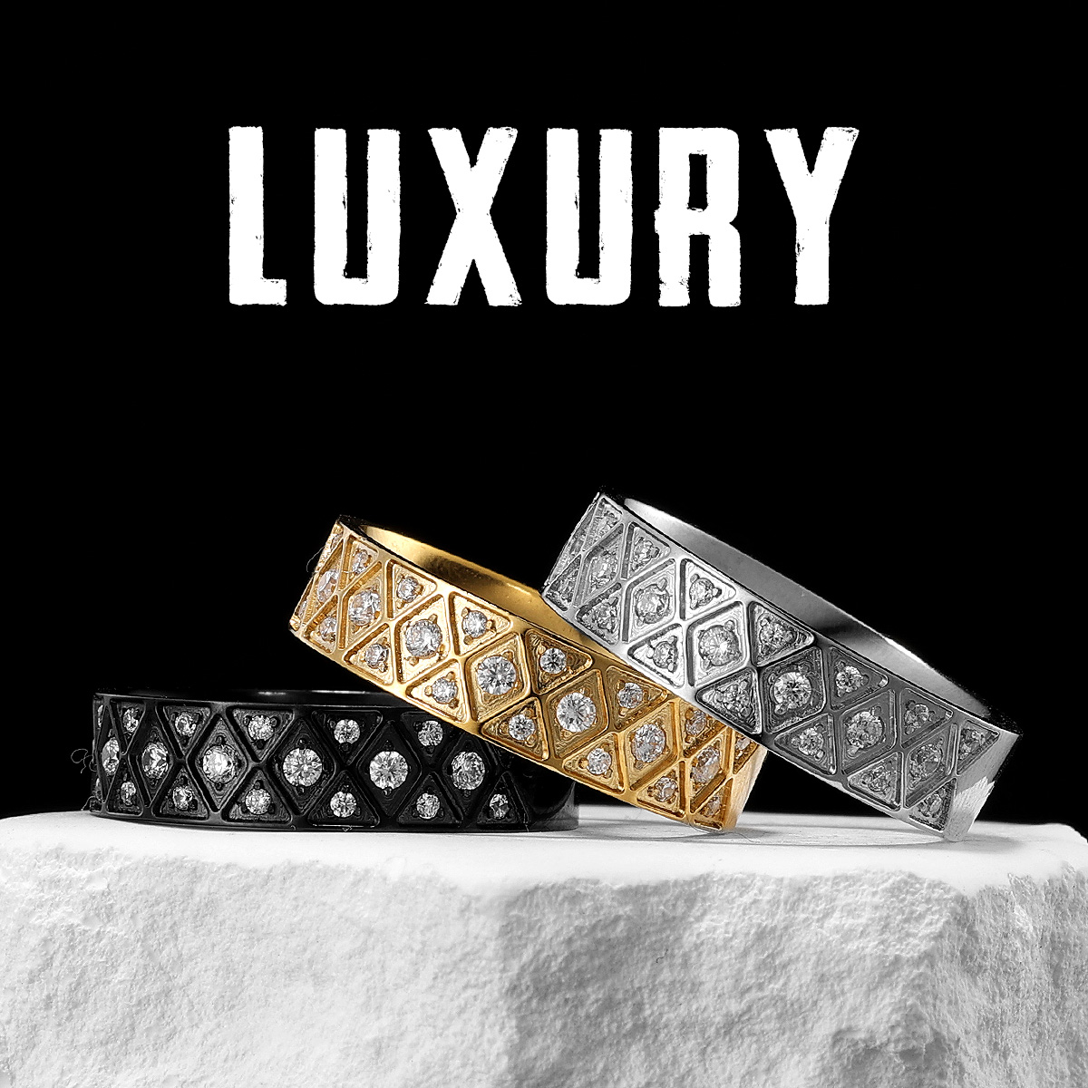 Bagues de fiançailles en acier - Men Accessories Aesthetic avis et prix