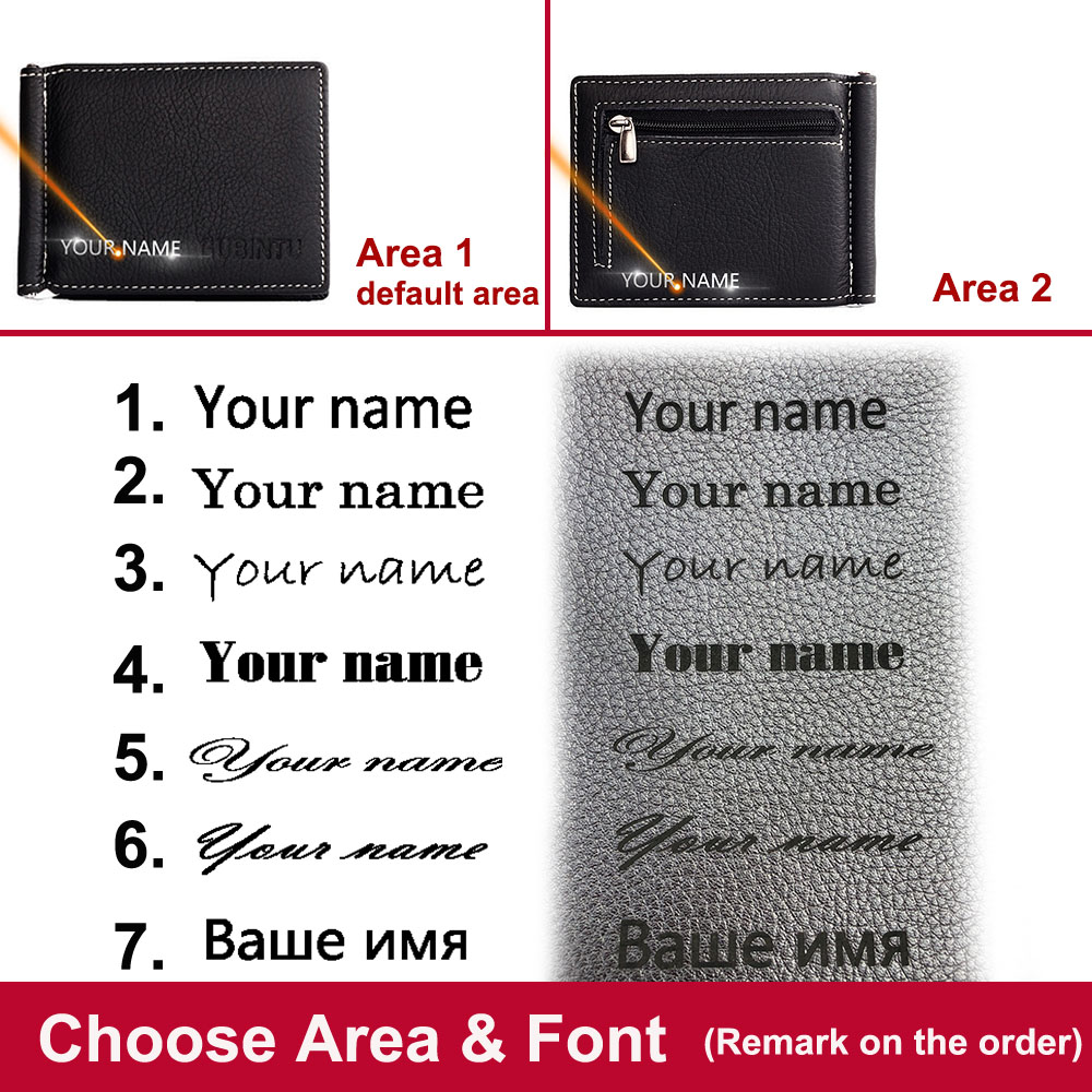 Nom gravé argent pince Mini po - Money Clip Slim avis et prix