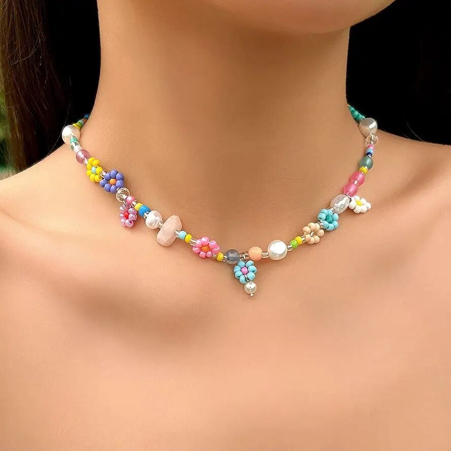 Collier Ras du Cou en Perles S - Men Accessories Aesthetic avis et prix
