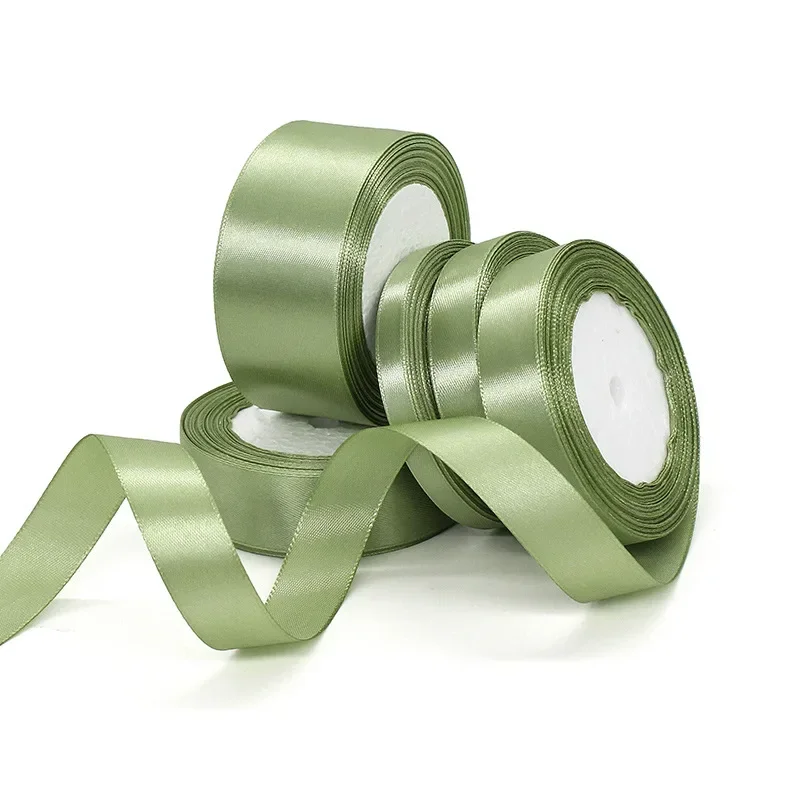 Ruban vert sauge de 25 mètres, - Men Accessories Bouquet avis et prix