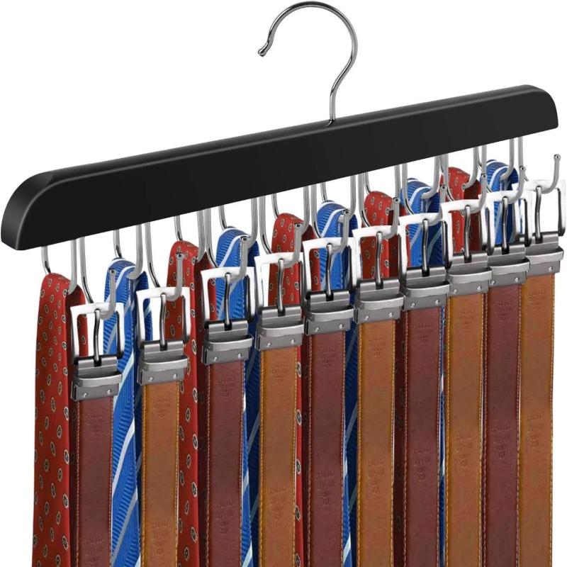 Porte-ceinture en bois pour fe - Men'S Accessories Organizer For Wardrobe avis et prix