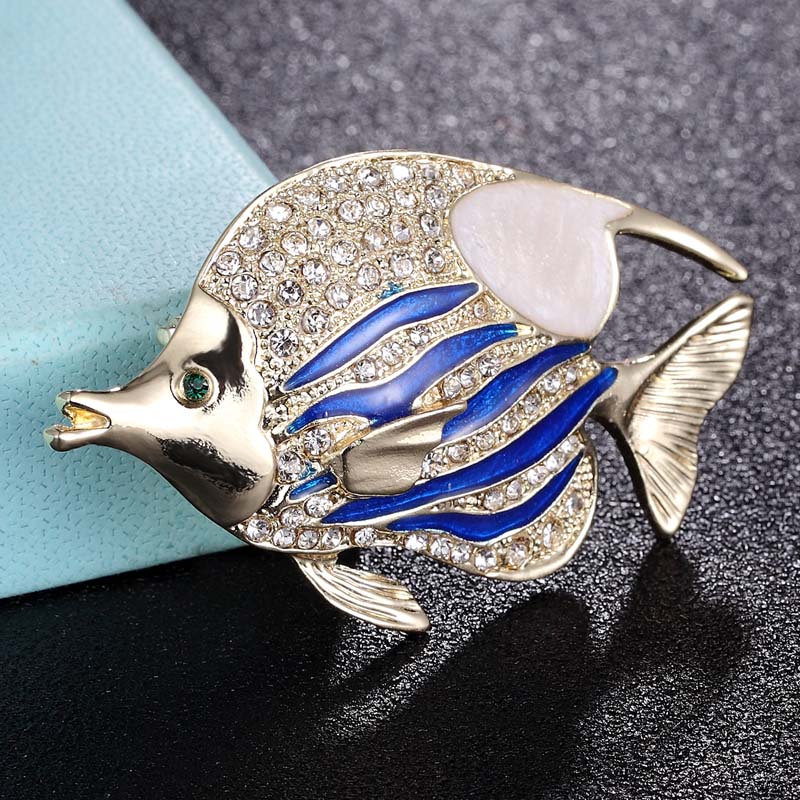 Broches émaillées bleues et ro - Men Accessories Bouquet avis et prix